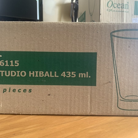 6 Pack Studio HiBall Glass 435ml  (B16115) - 