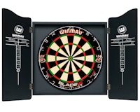 WINMAU DARTBOARD CABINET - Deluxe Black