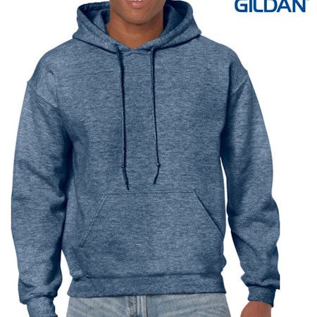 Gildan Heavy Blend Adult Hooded Sweatshirt - Heather Sport Dark Navy