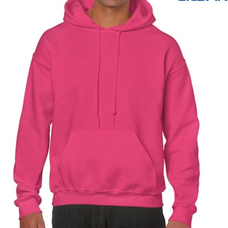 Gildan Heavy Blend Adult Hooded Sweatshirt - Heliconia Pink