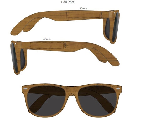 Sunglasses -  Malibu Premium HERITAGE - Print space on one or both arms
