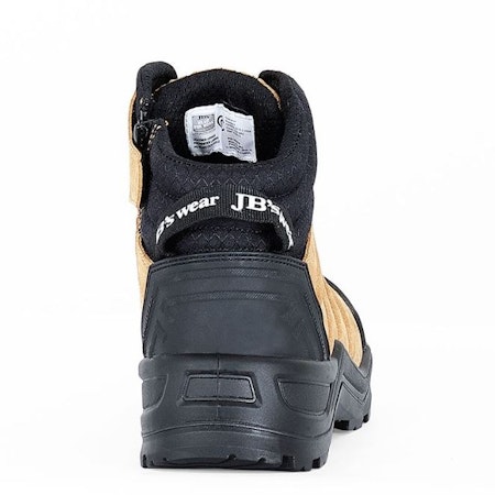 JB'S QUANTUM SOLE SAFETY BOOT - Wheat - Removable PU insock
