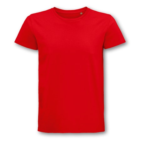 SOLS Pioneer Mens Organic T-Shirt - red