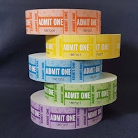 Admit One Tickets - 5 PACK