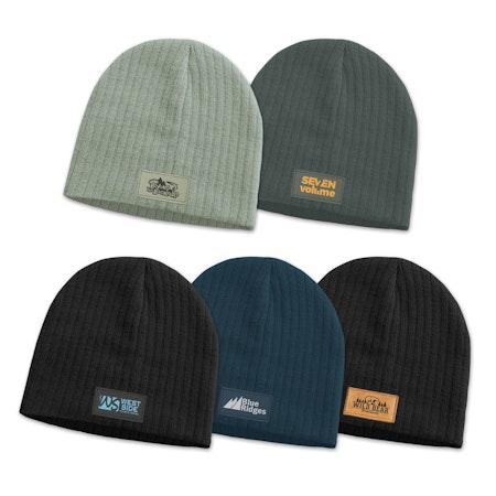 Headwear - Nebraska Cable Knit Beanie with Patch - 5 Classic  Colour options!