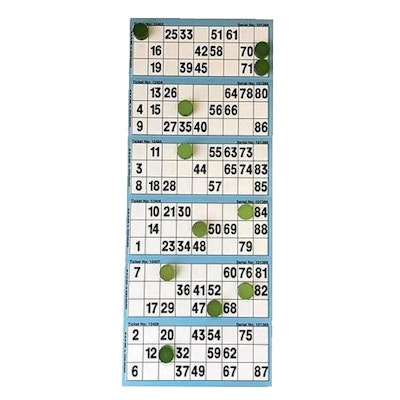 Bingo Session Tickets