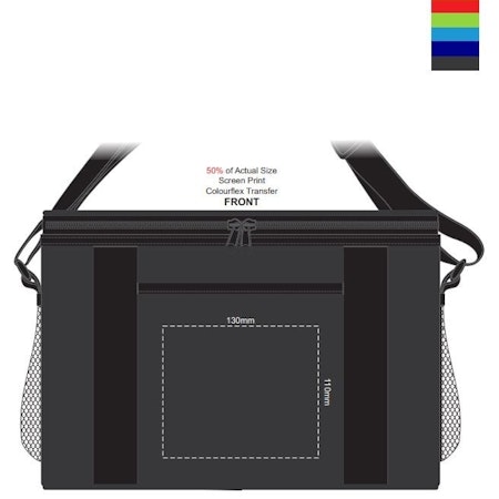 Cooler Bag - Tundra - Tundra Cooler - Colourflex Transfer placement template