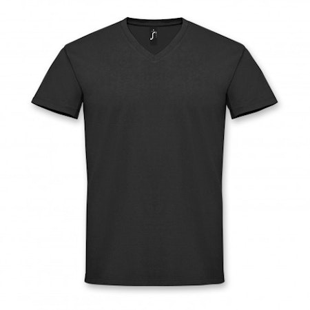 SOLS Imperial  Mens V Neck T-Shirt - black
