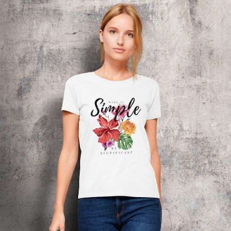 SOLS Pioneer Womens Organic T-Shirt -  BUY 10 - SCREENPRINT (1 col print)