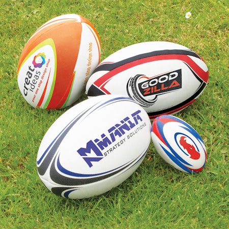 Rugby Ball Pro - 100 Piece - ONE colour/position print